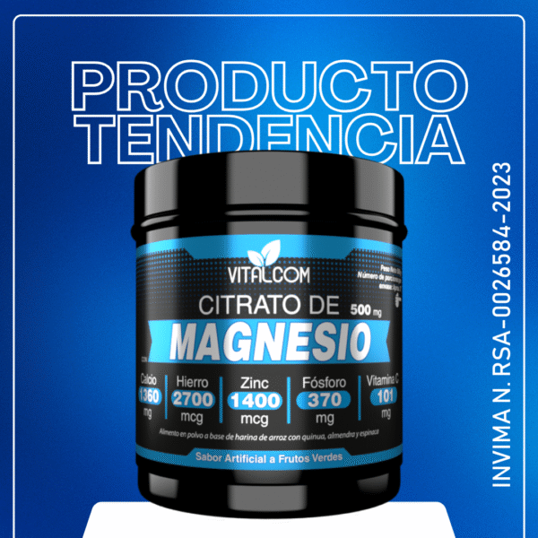 citrato de magnesio 500gr
